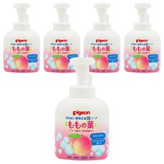 pigeon 貝親 桃葉泡泡浴露, 450ml, 5瓶