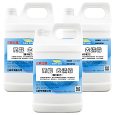 SUN SIN 三新立潔 萬能去漬霸 補充瓶 含獨特強力酵素配方 含淡淡柑橘香味, 4L, 3桶