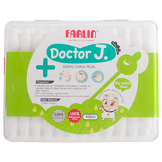 FARLIN 挖耳安全棉花棒, 60支, 1盒
