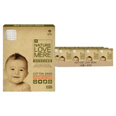 NATURE LOVE MERE 獨立包裝新生兒棉花棒 80支, 18盒