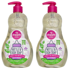dapple baby 奶瓶及餐具清潔液，去除 50% 牛奶薄膜, 500ml, 2瓶