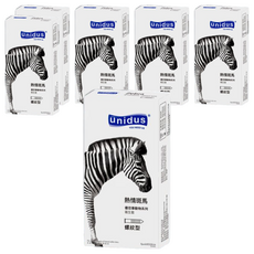 unidus 動物系列衛生套 熱情斑馬螺紋型, 12入, 6盒