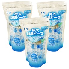 EMO CB 特大型消臭珠，300g，晨露清香補充包，強力消臭, 3包