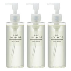 MUJI 無印良品 台灣公司貨 溫和卸妝油, 200ml, 3瓶