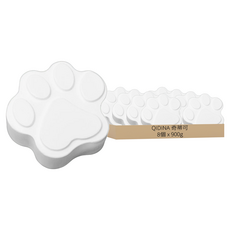 QIDINA MIT 二代看的見濕度的腳掌珪藻土, 900g, 8個