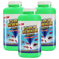 澄朗 百蟲寧 殺蟲粉劑, 防治蟑螂、螞蟻、蜘蛛, 350g, 3瓶