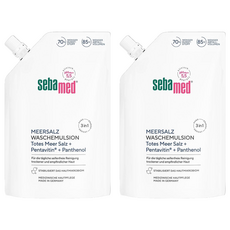 sebamed 施巴 海鹽潔膚洗手露補充裝 400ml 海鹽配方 溫和潔淨 不傷肌膚, 2包