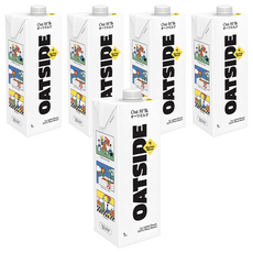 OATSIDE 歐特賽 原味燕麥奶 Barista Blend 咖啡師系列 無添加糖 100%植物基底, 1L, 5瓶