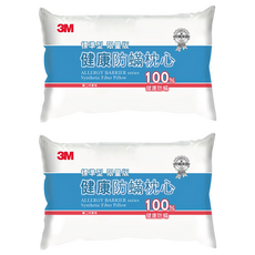 3M 健康防蟎枕心 標準型, 白色, 2個