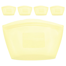 SiliPot 頂級矽膠密封袋, 小(500ml), 1個, 5個