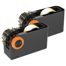 3M Scotch 膠帶台, 黑色+橙色, 2個