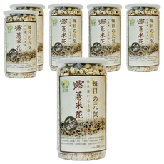 Global Garden 盛花園 糙薏仁爆米花 130g, 低溫真空烘培, 非基因食品, 隨手吃好涮嘴, 6罐