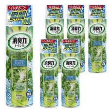 ST 雞仔牌 浴廁瞬間消臭力噴劑, 蘋果薄荷, 330ml, 6瓶