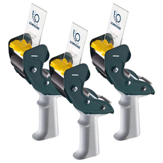 Excell SNC-289 降低噪音握把式封箱切台/膠帶切割器, 藍色 + 白色, 3個