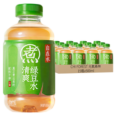CHI FOREST 元氣森林 自在水 清爽綠豆水, 500ml, 15瓶