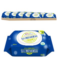 Tamsaa 濕式衛生紙 快速乾爽 大包裝設計, 60張, 10包