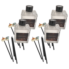 QiMart MIT冬季限定聖誕精油珪藻土擴香瓶 200ML 台灣出產, 英國小蒼蘭, 4瓶