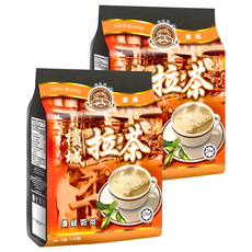 COFFEE TREE 咖啡樹 檳城拉茶風味香滑奶茶三合一 經典原味, 40g, 15包, 2袋