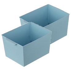 keyway vt50-1威登5號收納盒 居家收納整理箱 簡約風格置物籃, 5.6L, 藍色, 2入