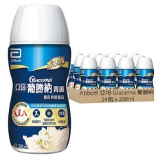 亞培 葡勝納 SR 糖尿病營養品, 香草口味, 200ml, 24瓶