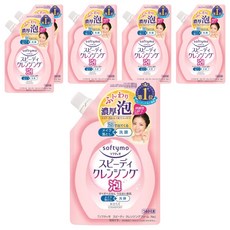 KOSE 高絲 softymo 絲芙蒂 泡沫瞬淨卸粧洗顏慕絲補充包 卸妝洗臉一次完成, 6包, 170ml