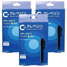 Cleverin 加護靈 筆型, 空間病毒殺菌除臭, 1g, 3支