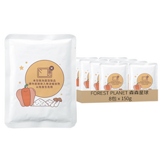 FOREST PLANET 森森星球 星球寶寶粥 甜椒菇菇, 150g, 8包