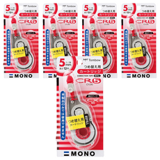 Tombow蜻蜓牌 5mm 修正內帶, 5個, CT-CR-5