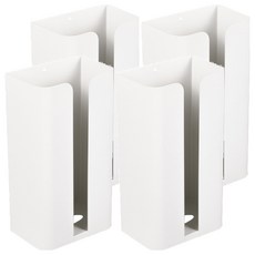 葉子小舖 U型磁吸衛生紙架, 白色, 4個