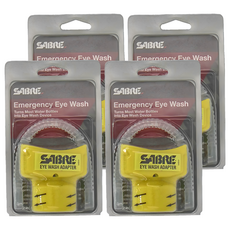 SABRE 沙豹 緊急眼部清洗器，將水瓶變成眼部清洗設備, EWD-01, 4個