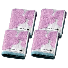 MARUSHIN 丸真 SOU SOU 京都新和風今治毛巾, 100%純棉, W34xL80xH0.5cm, 日本製, 塗鴉玫瑰, 4條