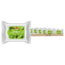 Purederm 綠茶卸妝巾 溫和植物成分 免水洗, 30張, 10包