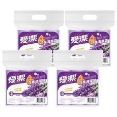 愛潔 清潔袋 防漏加厚 65cm x 53cm 薰衣草香, 20L, 4包