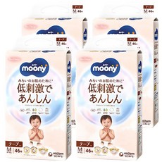 滿意寶寶日本版 頂級有機棉黏貼型尿布 6~11kg, M, 184片