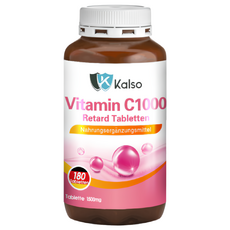 Kalso 科德司 維生素C 1000緩釋錠, 180顆, 270g, 1罐