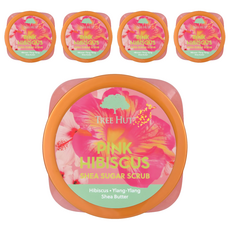 TREE HUT 乳油木蜜糖身體磨砂膏 Pink Hibiscus, 18oz, 5罐