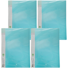 chuyu珠友 A4粉彩資料本 RB-30D, D青綠, 4個