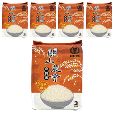 關山良質米 白米, CNS一等, 3kg, 5包