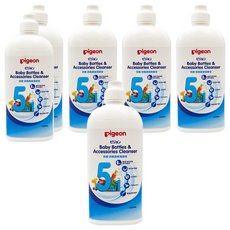 pigeon 貝親 奶瓶蔬果清潔液, 500ml, 6瓶