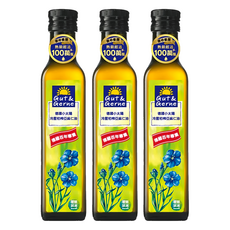 Smartbio 智慧誠選 德國小太陽150年 冷壓初榨亞麻仁油, 250ml, 3瓶
