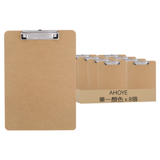 AHOYE 木質文件夾 A4, 8個, 木色