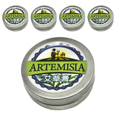 芙玉寶 艾草膏 12g 草本舒緩 滋潤保濕 隨身攜帶, 5個