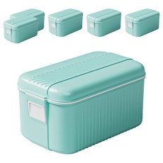 Reddot 紅點生活 新升級免手搓起泡肥皂收納盒, 6個, 湖綠色