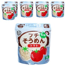 和寓良品 寶寶鮮蔬番茄細麵, 日本產, 無鹽, 100g, 6包