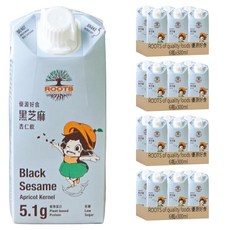 ROOTS of quality foods 優源好食 黑芝麻杏仁飲 原味, 300ml, 24瓶