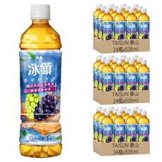 TAISUN 泰山 冰鎮 葡萄鮮冰茶, 535ml, 72瓶