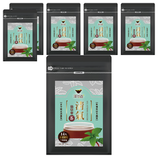 漢茶道 漢方草本茶包 四號 清氣仙草麥茶, 4g, 14包, 6袋