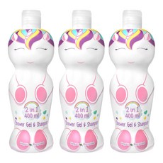 Eau My uNicorN 獨角獸 2合1 沐浴洗髮精 400ml (萌Q收藏版), 3瓶