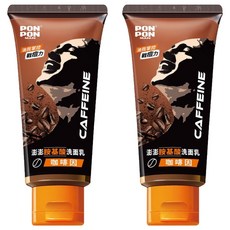 PON PON 澎澎 咖啡因胺基酸洗面乳, 100g, 2條