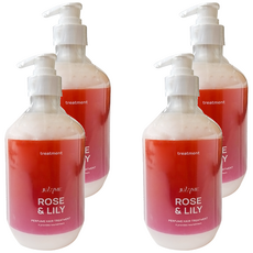 JUL7ME 七月爾美 香水潤髮乳 玫瑰與百合 500ml, 4瓶